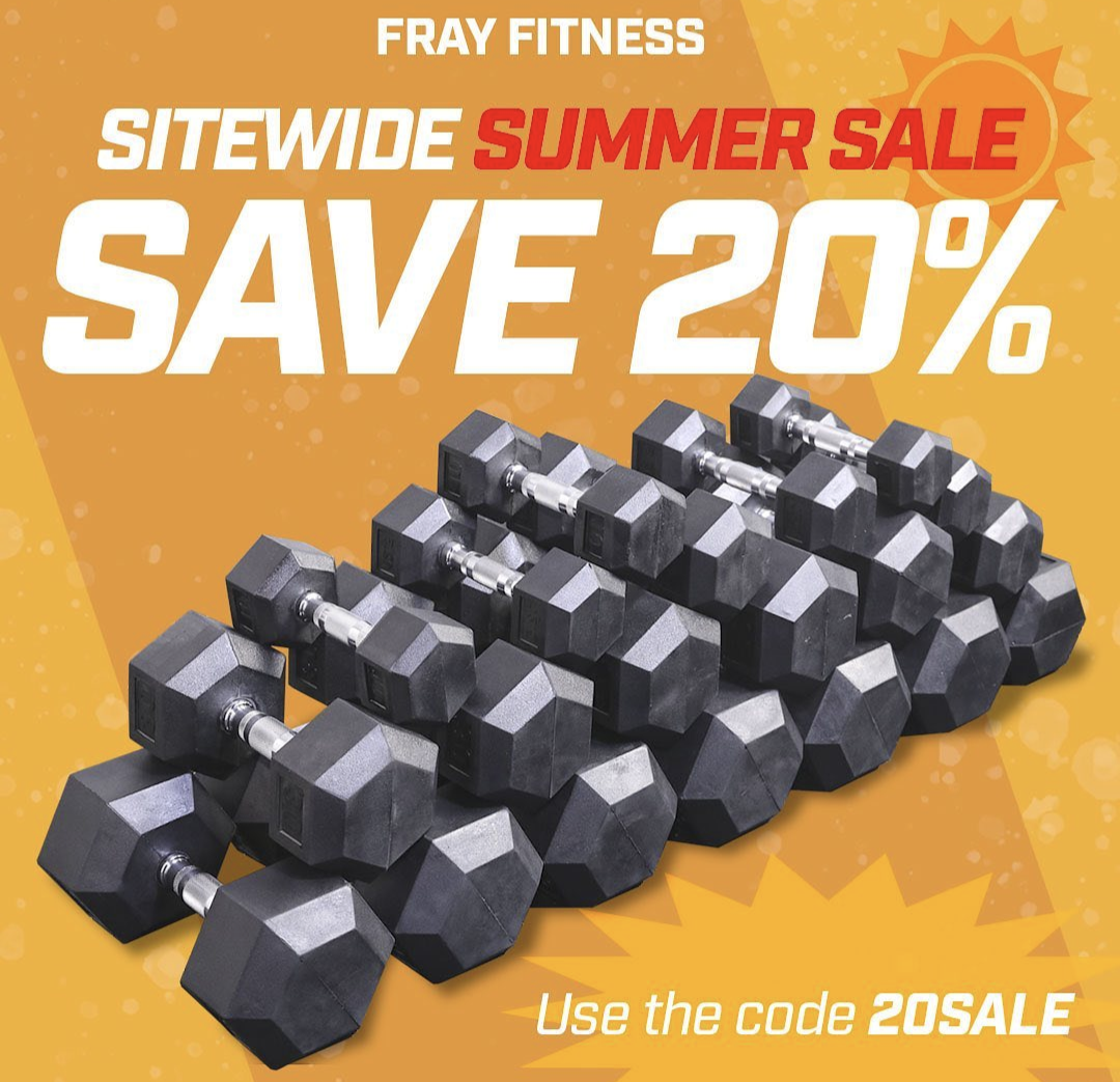 Fray discount fitness dumbbells